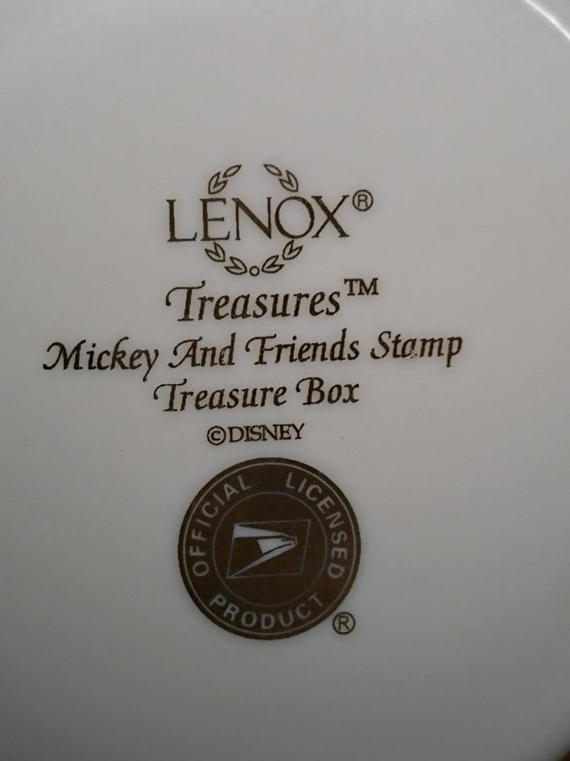 美品】ミッキー レノックス 宝箱 置物 インテリア 工芸品 美術品 A3275