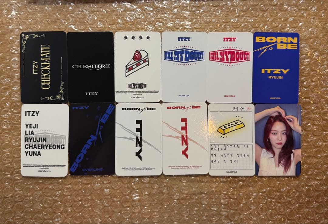 ITZY リュジン 対面ペンサ ヨントン 特典トレカ 12枚セット まとめ売り