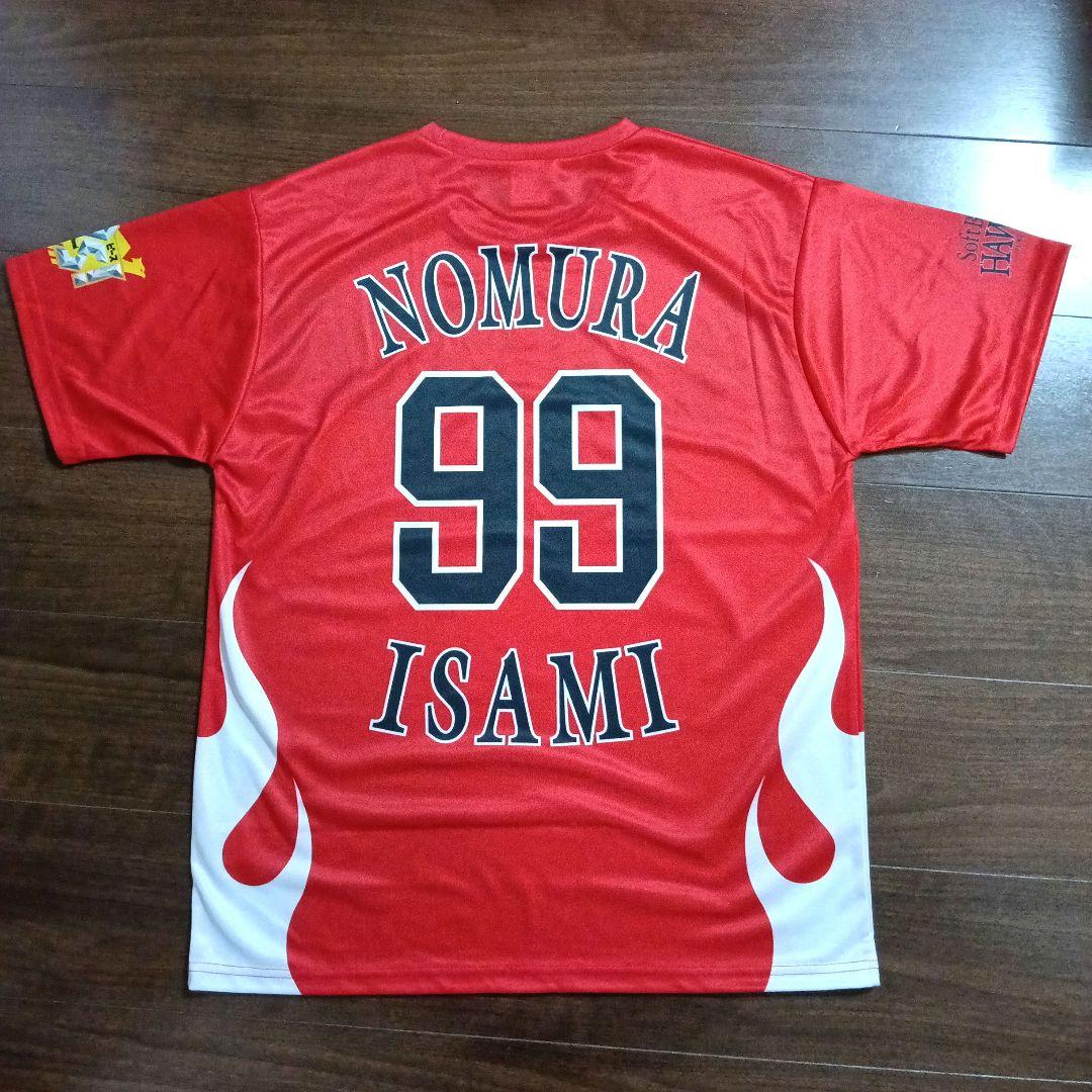 ソフトバンクホークス Tシャツ サイズ L 野村 勇 選手 背番号99 - メルカリ