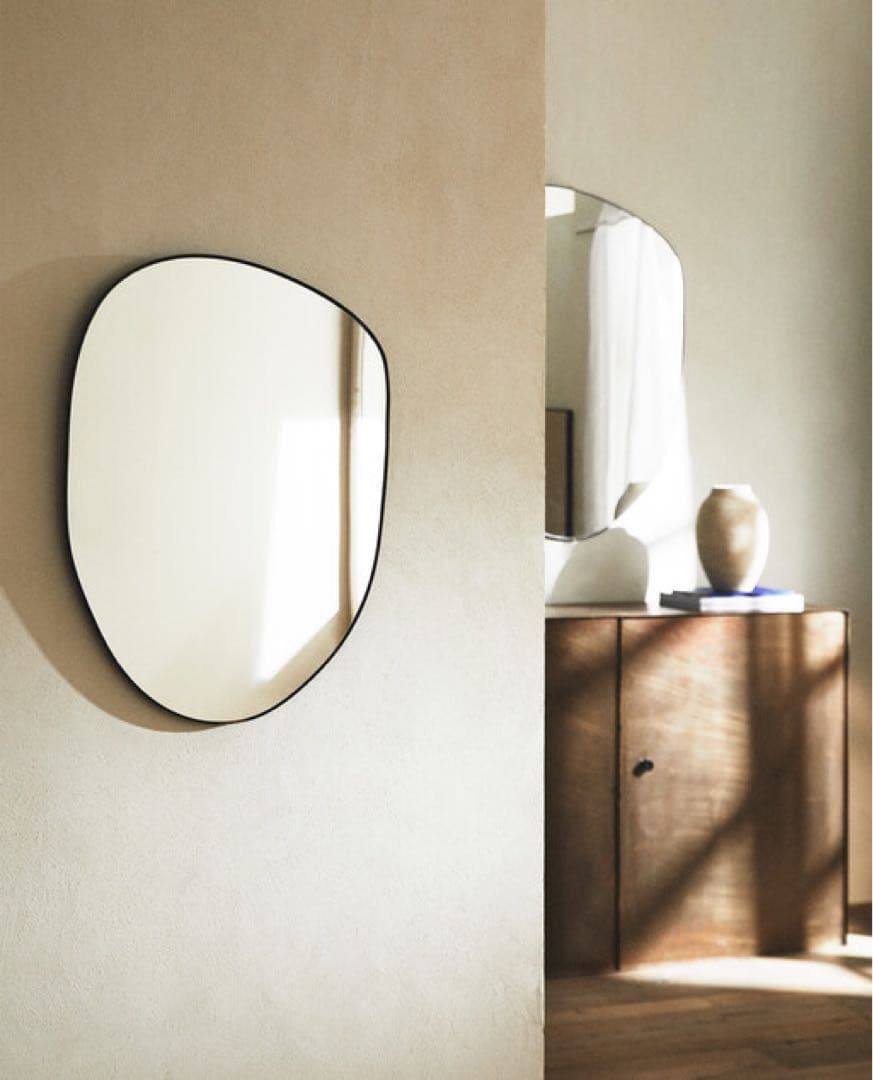 ZARAHOME イレギュラー ウォールミラー 小 - メルカリ