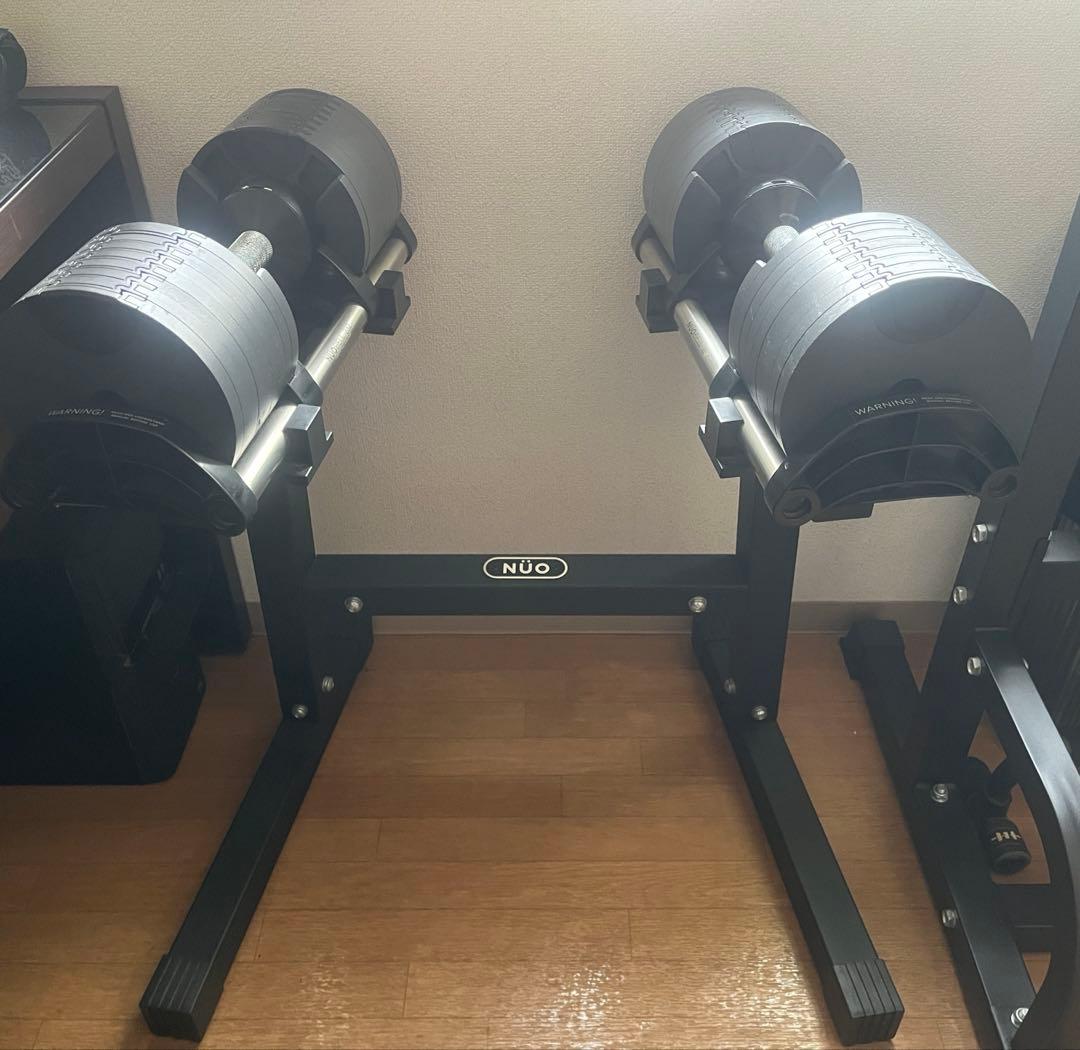 肉まる様専用 フレックスベル可変式ダンベル32kg×2個 &専用スタンド