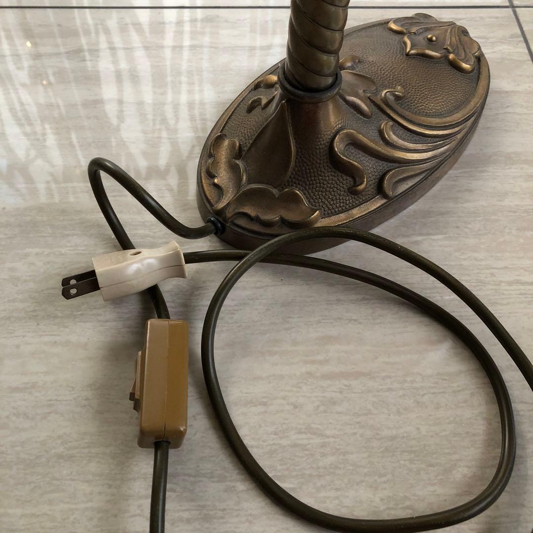 お引き渡し希望1980年西ドイツ購入 大理石 アンティーク 照明スタンド