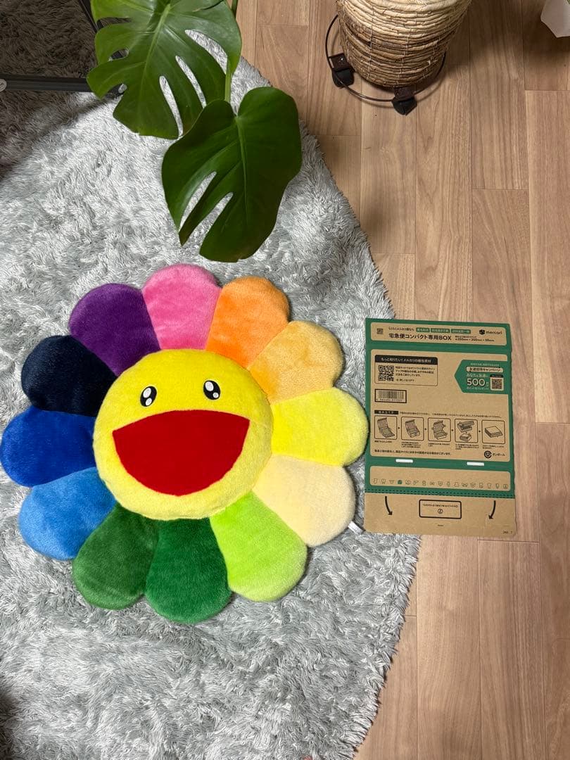 村上隆　カイカイキキ クッション 60cm 楽天市場】［PR］【美品】Kaikai Kiki カイカイキキ 村上隆 フラワー