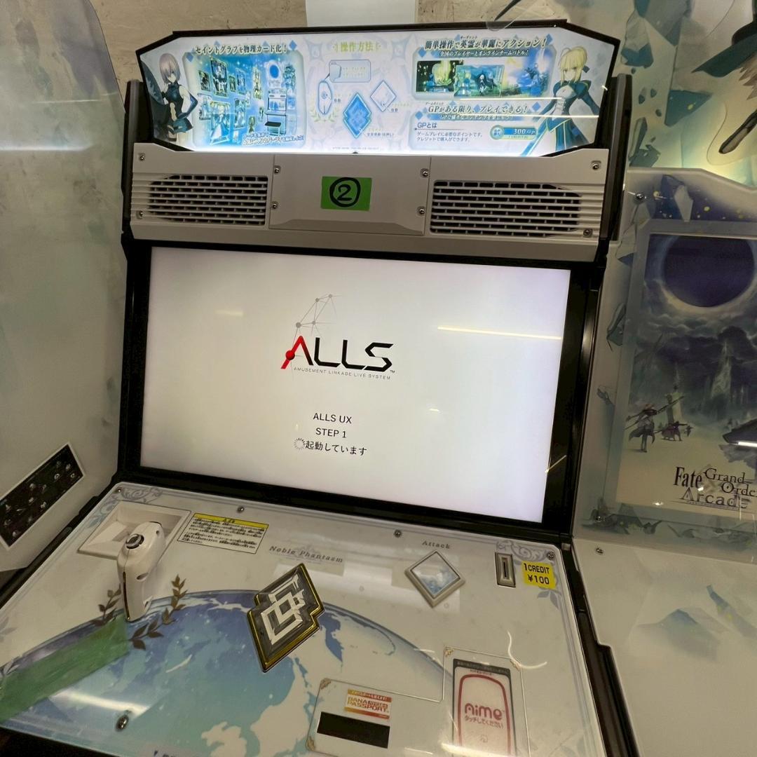 FATE GrandOrderアーケード 筐体 フェイト 鍵なし ② Y2191 - メルカリ