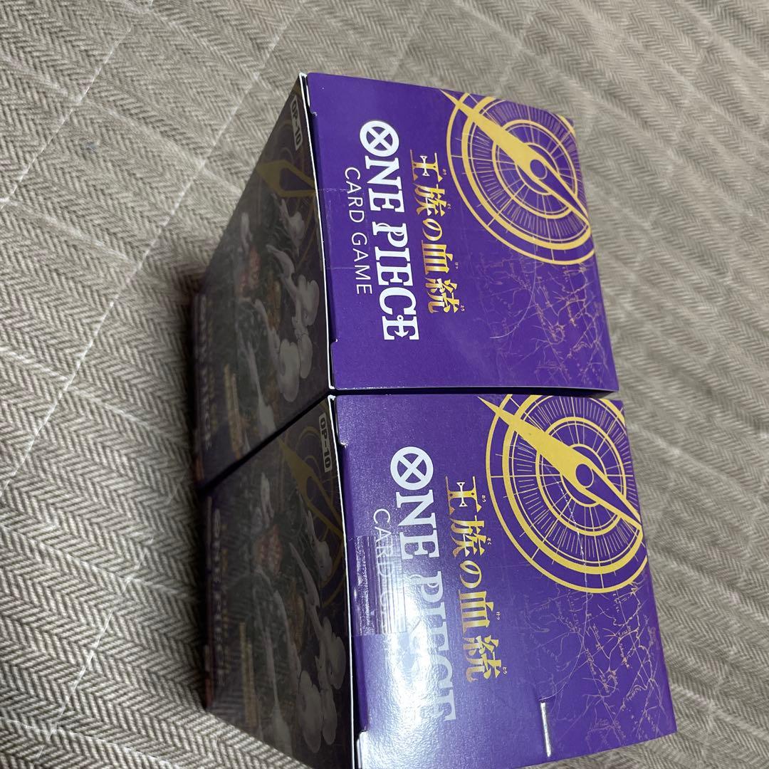 ワンピースカードゲーム 王族の血統 2box テープ付き - メルカリ