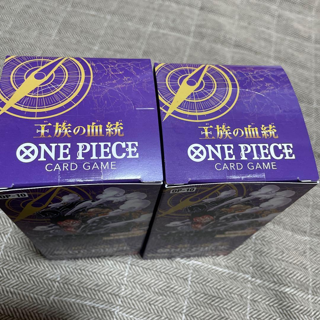 ワンピースカードゲーム 王族の血統 2box テープ付き - メルカリ