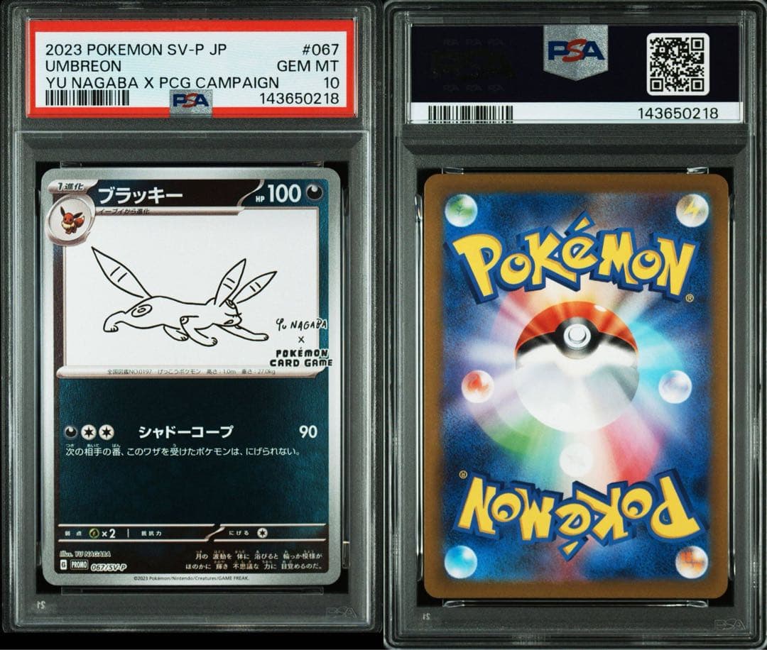 PSA10 YU NAGABA ブイズ9種＋ピカチュウ プロモ 10連番 - メルカリ