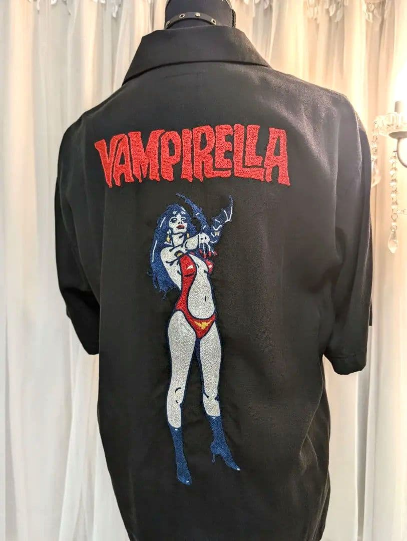 ヴィンテージスポーツ - Vampirella × HYSTERIC GLAMOUR ボウリングシャツ