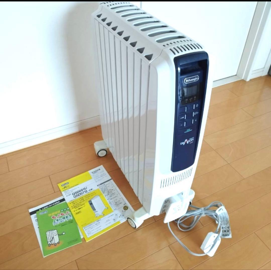 デロンギオイルヒーターQSD0915ーMB暖房 ストーブ - メルカリ