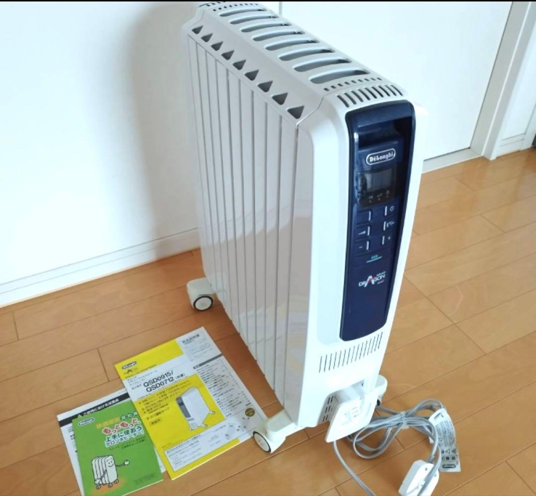 デロンギオイルヒーターQSD0915ーMB暖房 ストーブ - メルカリ