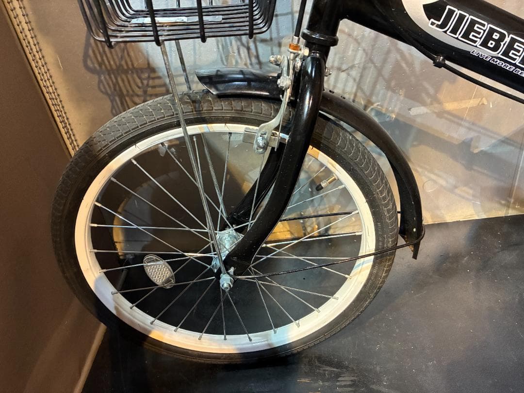 D20 中古折りたたみ自転車 JIEBEIER 20インチ ブラック - メルカリ