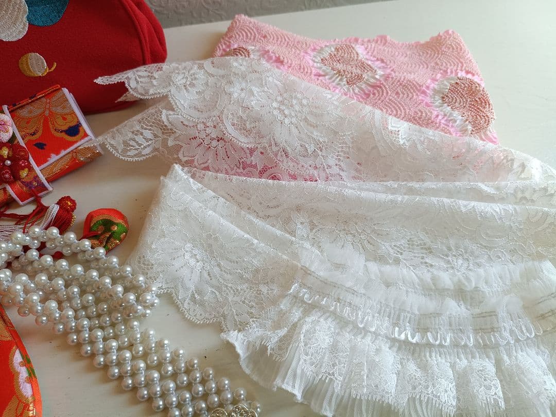 専用です☆レトロポップ調の着物と作り帯セット☆7歳七五三 - メルカリ