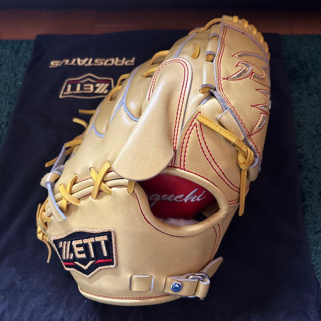 ZETT ゼット プロステイタス 硬式グローブ 投手用 イエロー ゼット