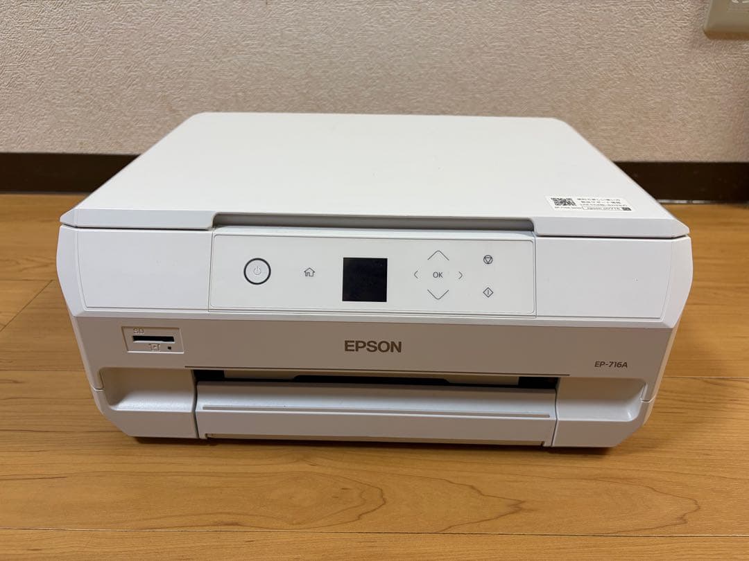 EPSON EP-716Aホワイト インクジェットプリンタージャンク - メルカリ