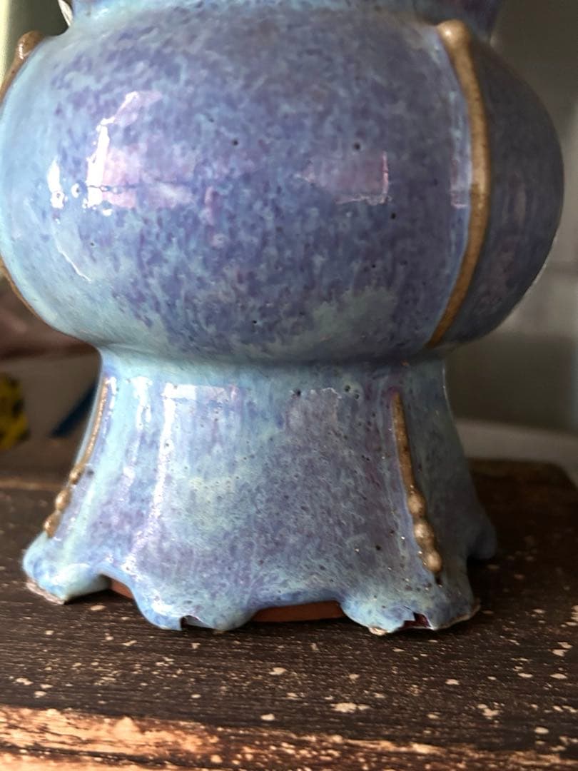 中国古美術 鈞窯出戟尊 【奉華】在銘中国北宋時代 - メルカリ