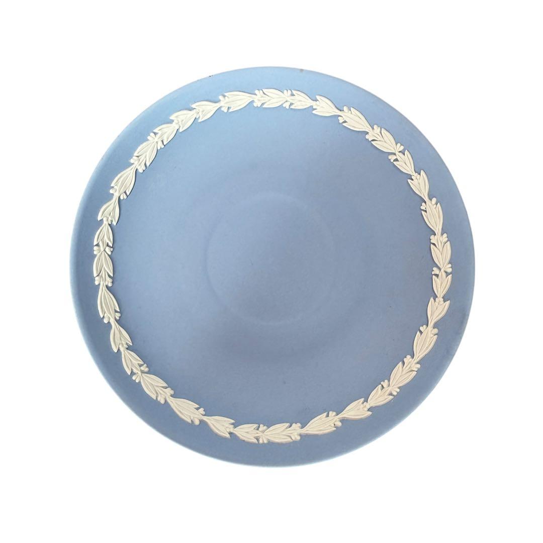 希少/職人サイン】ウェッジウッド ジャスパー カップ＆ソーサー ブルー