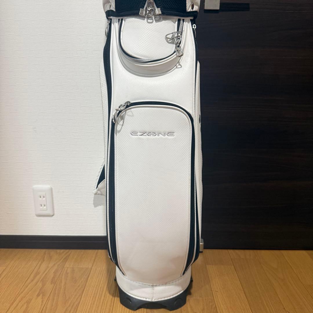 YONEX EZONE キャディバッグ ゴルフバッグ ホワイト - メルカリ