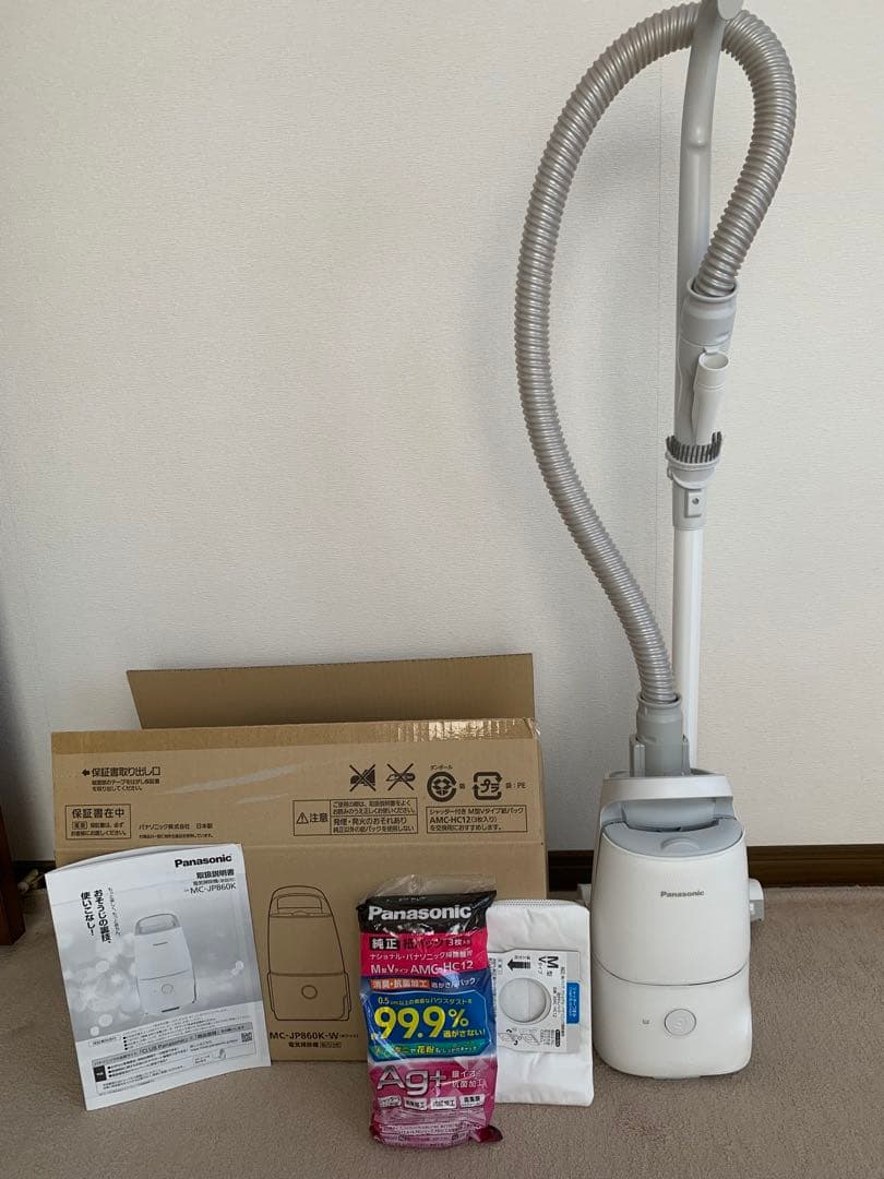 パナソニック MC-JP860K-W紙パック式掃除機＋純正紙パック5枚 概要 紙パック式キャニスター掃除機 MC-JP870K | 掃除機・クリーナー