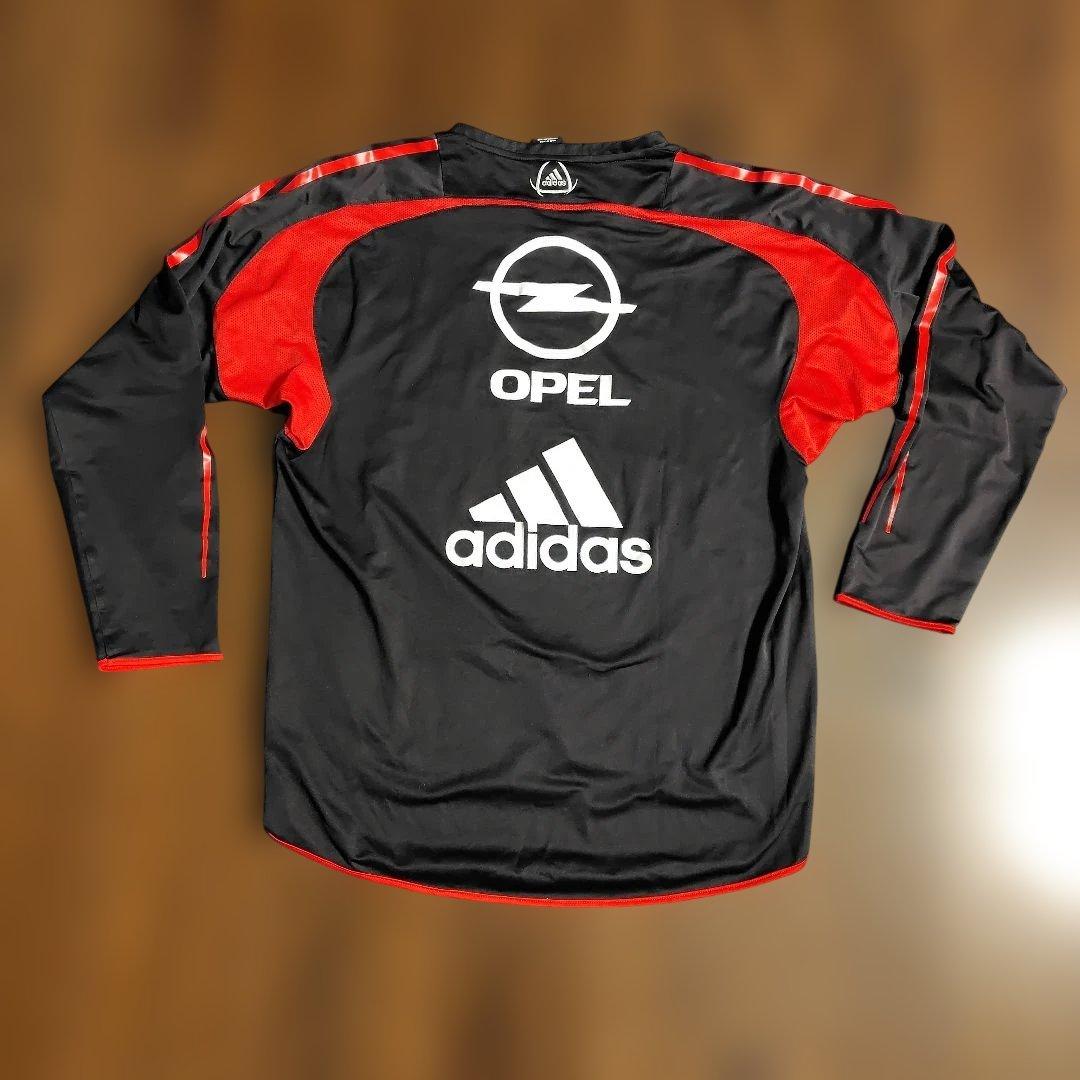 ACミラン 長袖シャツ上着☆adidas・OPEL・SOCCER☆サッカー - メルカリ