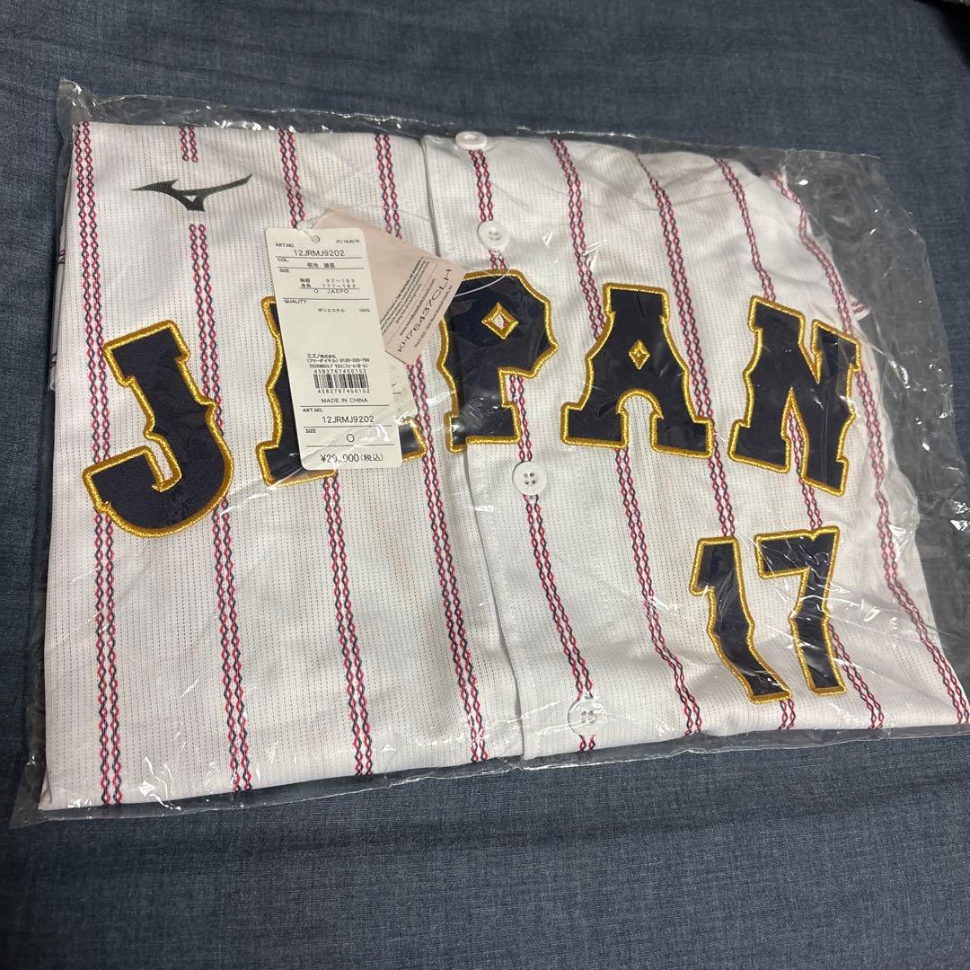 新品未開封】WBC侍ジャパン 菊池雄星 ホームVer.レプリカユニフォームO