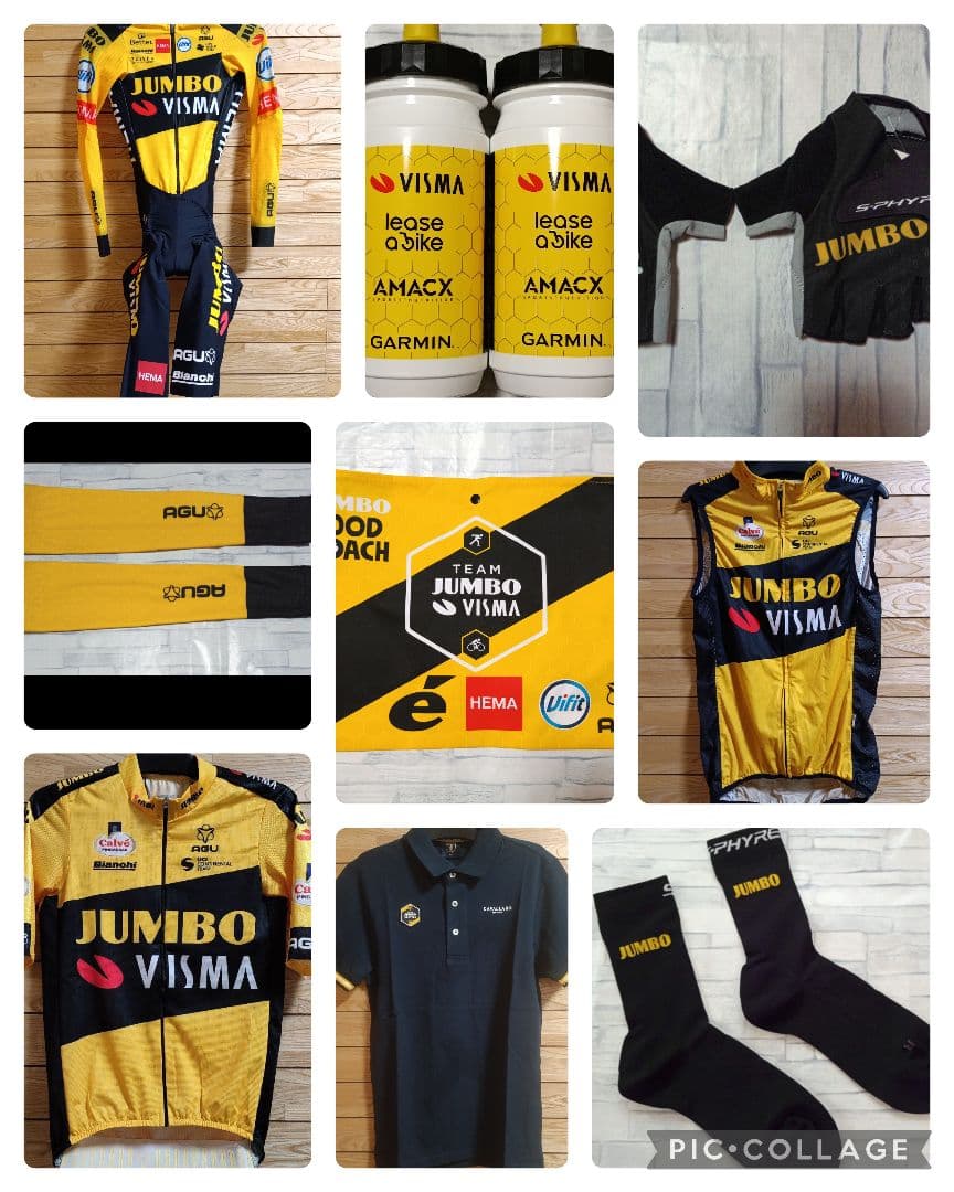 支給品 Jumbo visma メッシュロードスーツ トムデュムラン ヴィスマ