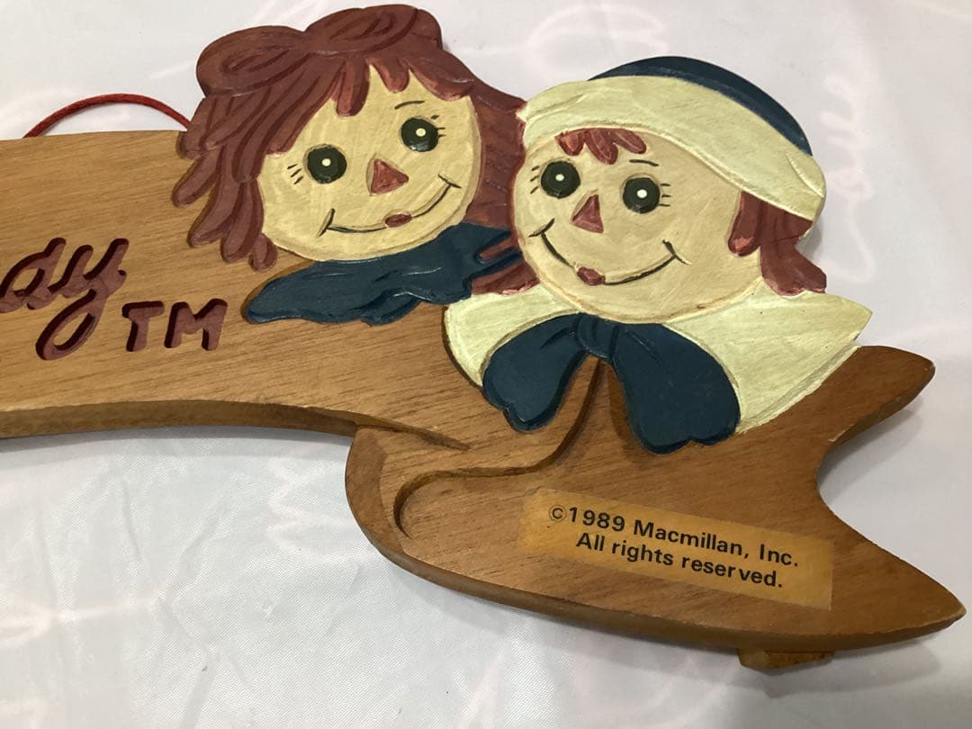 ラガディ・アン＆アンディ 木製ウェルカムボード カントリー雑貨