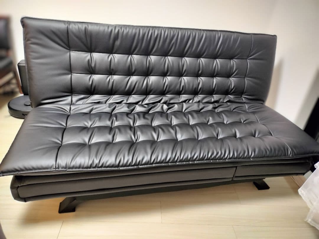 ニトリ ソファ Ｎシールド ニトリ（NITORI） 傷・汚れに強い合成皮革 3人掛け全シート電動