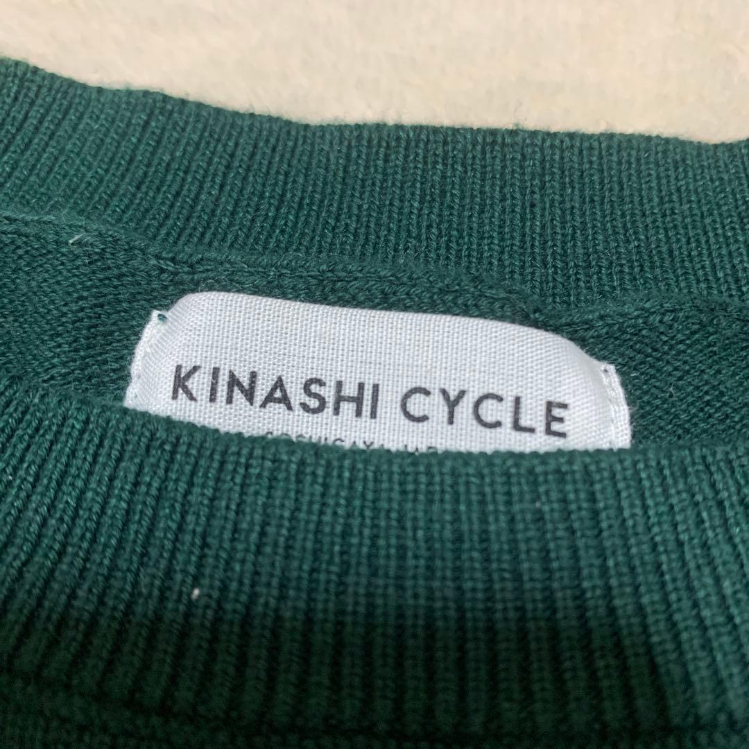 新品タグ付き、木梨サイクル、ゴルフセーター、ミッキー。グリーン