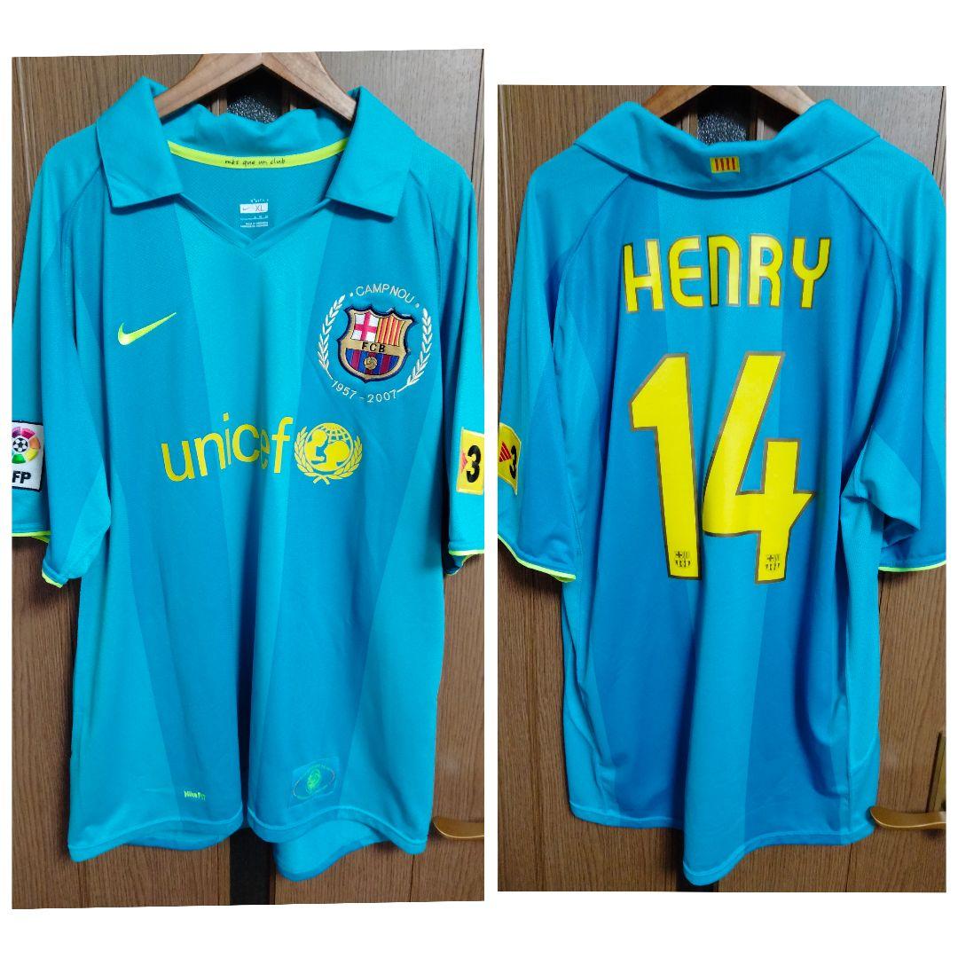 バルセロナ アンリ #14 カンプ・ノウ 50周年 アウェイ ユニフォーム