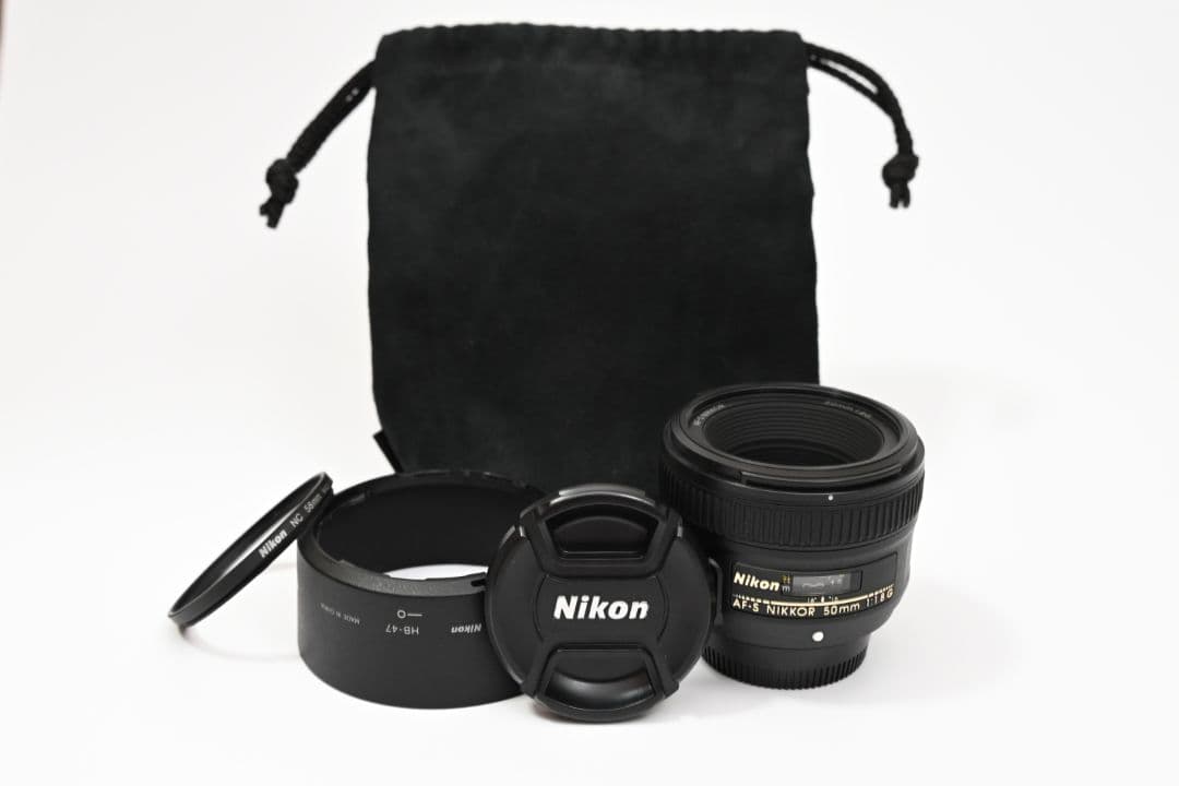 1回使用 単焦点レンズ AF-S NIKKOR 50mm f/1.8G ④ カメラレンズ AF-S NIKKOR 50mm f/1.8G NIKKOR（ニッコール） ブラック