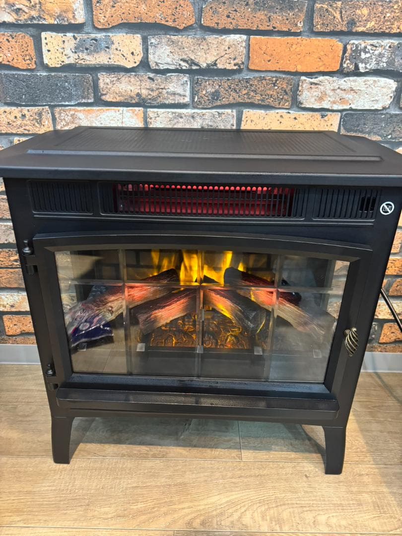美品 QVCジャパン 暖炉型大型ファンヒーター 暖炉 DFI-5010-01 - メルカリ