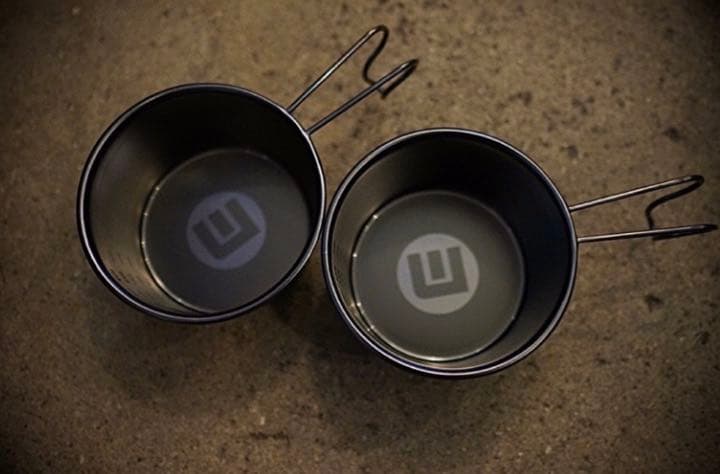 【極レア】MMF original ブラック／シェラカップ2個セット KZM OUTDOOR（ カズミ アウトドア ）フィールドクラフト シエラカップ