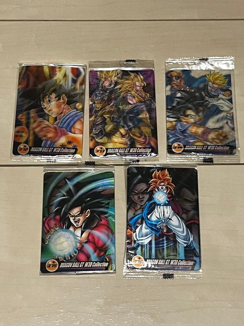 森永ドラゴンボールウエハース 3Dカード未開封セット - メルカリ