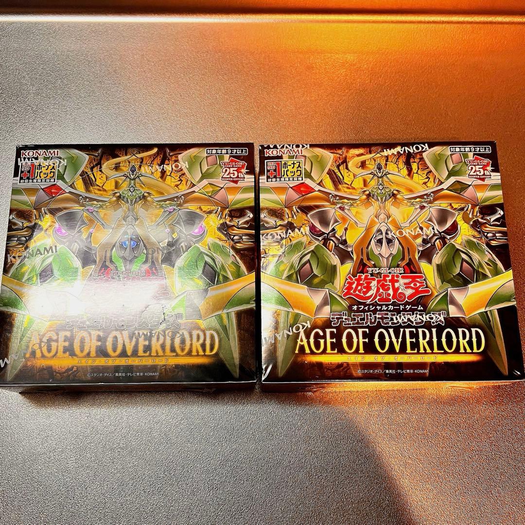 遊戯王OCG AGE OF OVERLORD エイジオブオーバーロード 未開封 - メルカリ