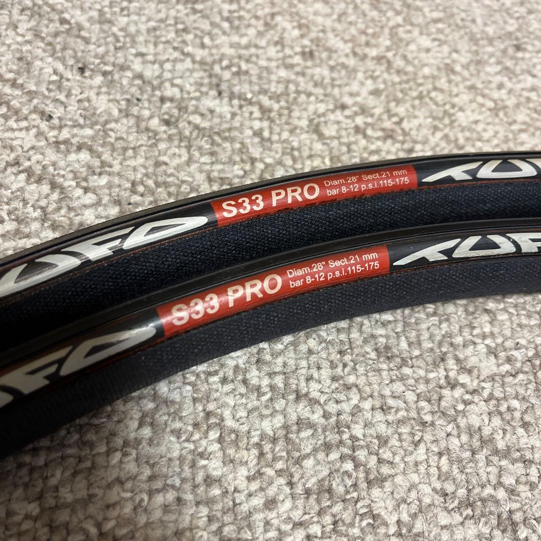 TUFO S33 PRO チューブラー タイヤ 21c 赤 2本 - メルカリ