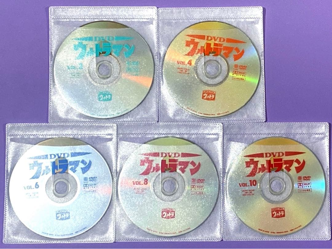 DVD ウルトラマン全10巻 小林昭二 / 黒部進 / 野長瀬三摩地 - メルカリ