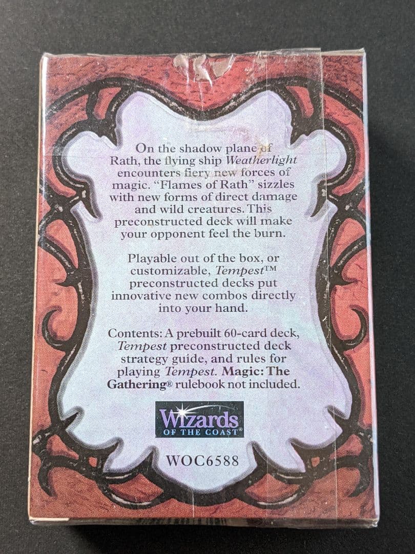 未開封 MTG Tempest Flames of Rath テーマデッキ