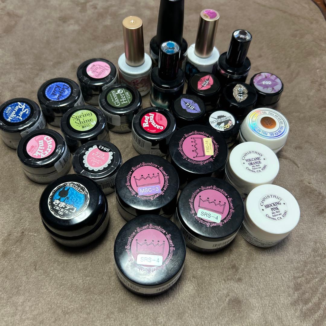 ジェル色々まとめて２６個 楽天市場】【数量限定 2026福袋】ボトルカラージェル30色セット