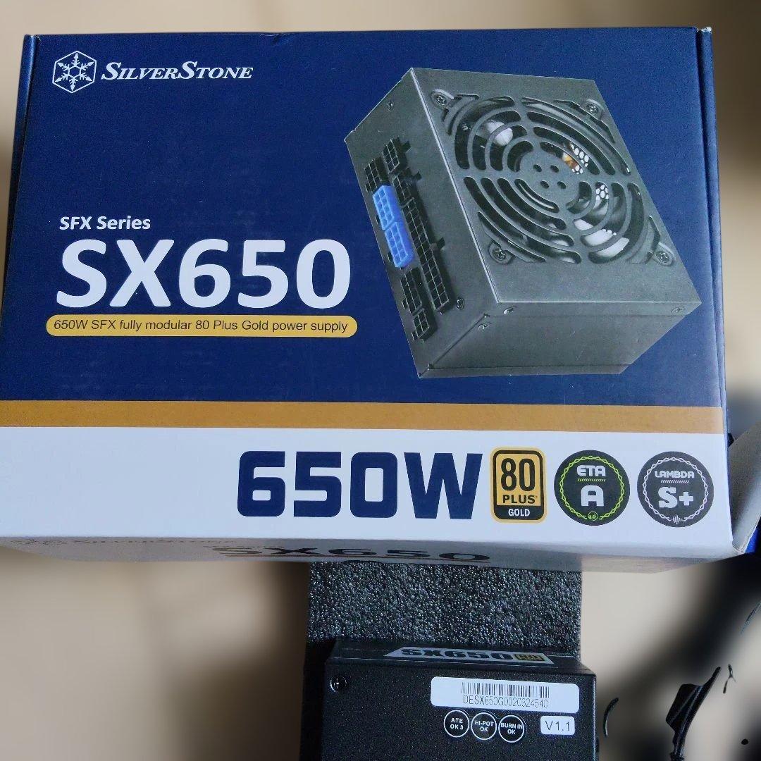 未使用品 SilverStone SFX650W電源 SX650-G - メルカリ