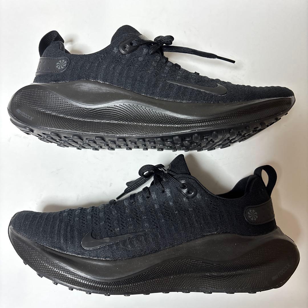 NIKE ナイキ REACT INFINITY RUN4 26cm ブラック - メルカリ