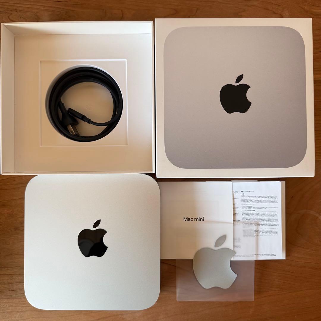 【美品】Mac mini M2チップ（8GBメモリ256GB）保証〜2025/3 Mac mini [ディスプレイなし / M2チップ（8コアCPU/10コアGPU