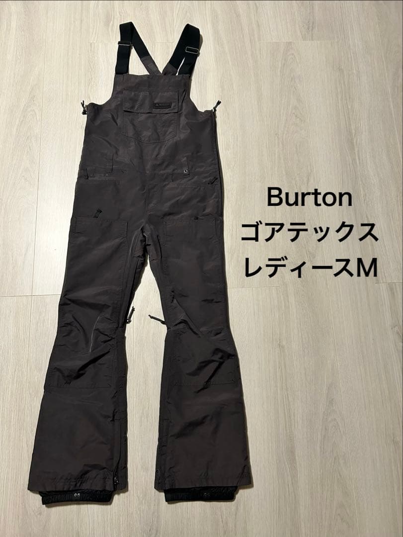最終値下げ！美品バートン ゴアテックス スノボウェア ビブパンツ レディースM BURTON（バートン） スノーボードウェア レディース ビブパンツ 24-25