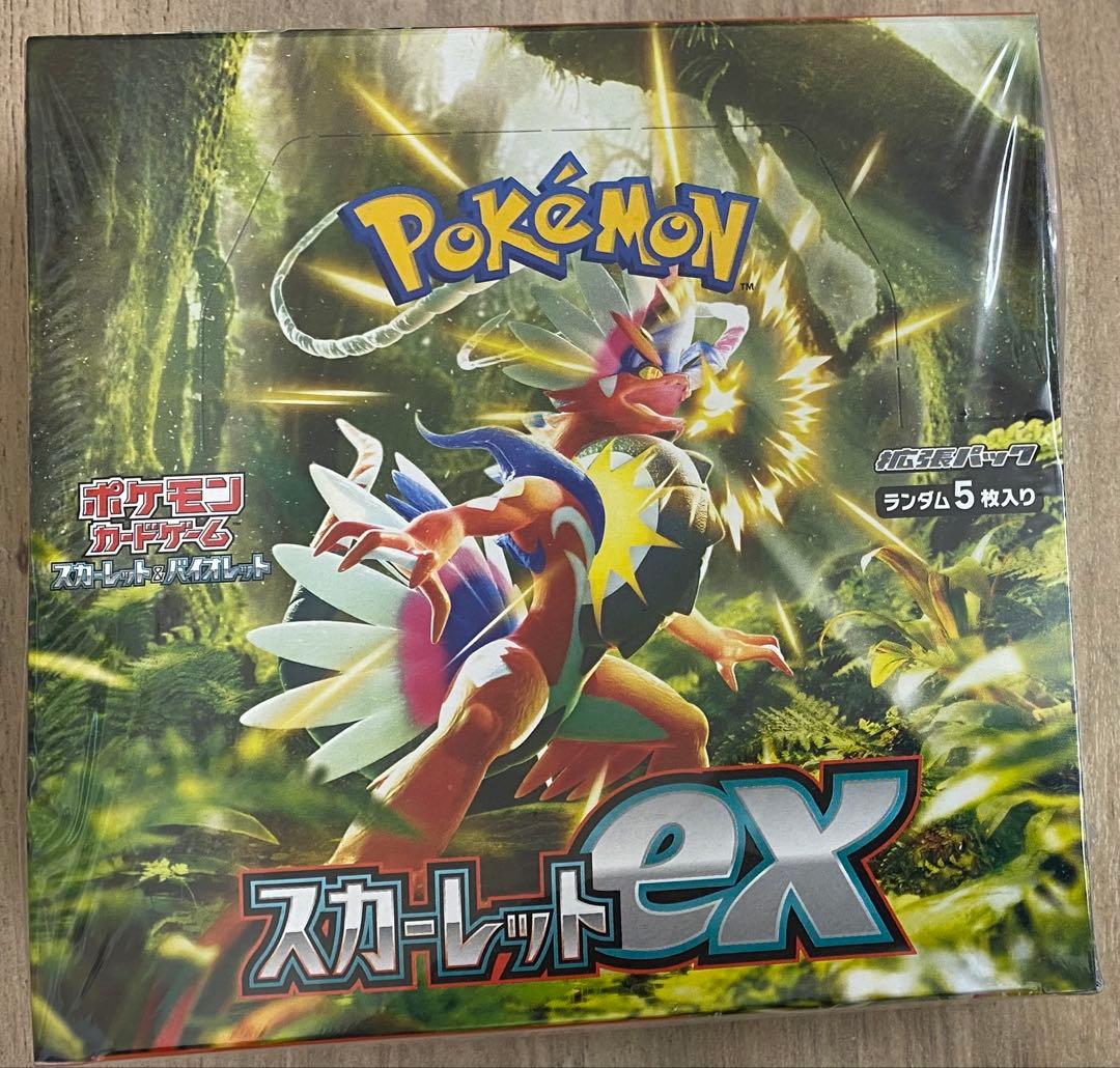 ポケモンカードゲーム スカーレットex 新品未開封 シュリンク付BOX