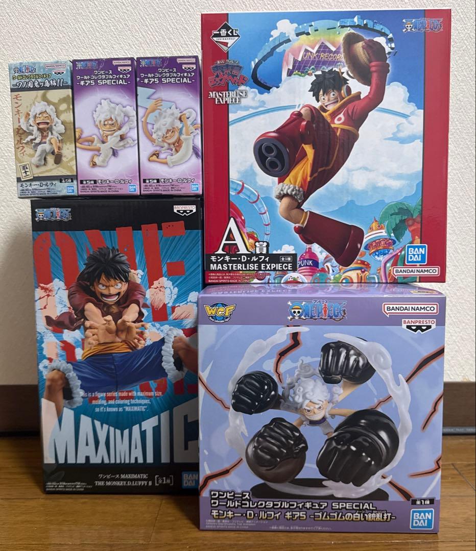 ワンピース フィギュア ルフィ まとめ売り - メルカリ