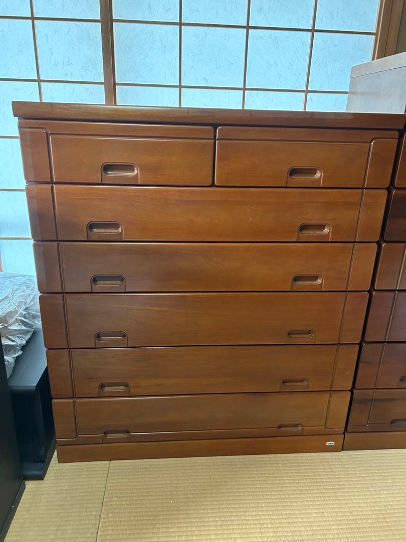 東海家具 TOKAI KAGU 木製たんす6段 ブラウンチェスト 箪笥 - メルカリ