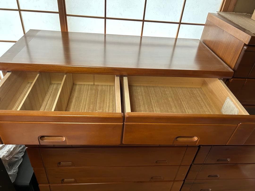 東海家具 TOKAI KAGU 木製たんす6段 ブラウンチェスト 箪笥 - メルカリ