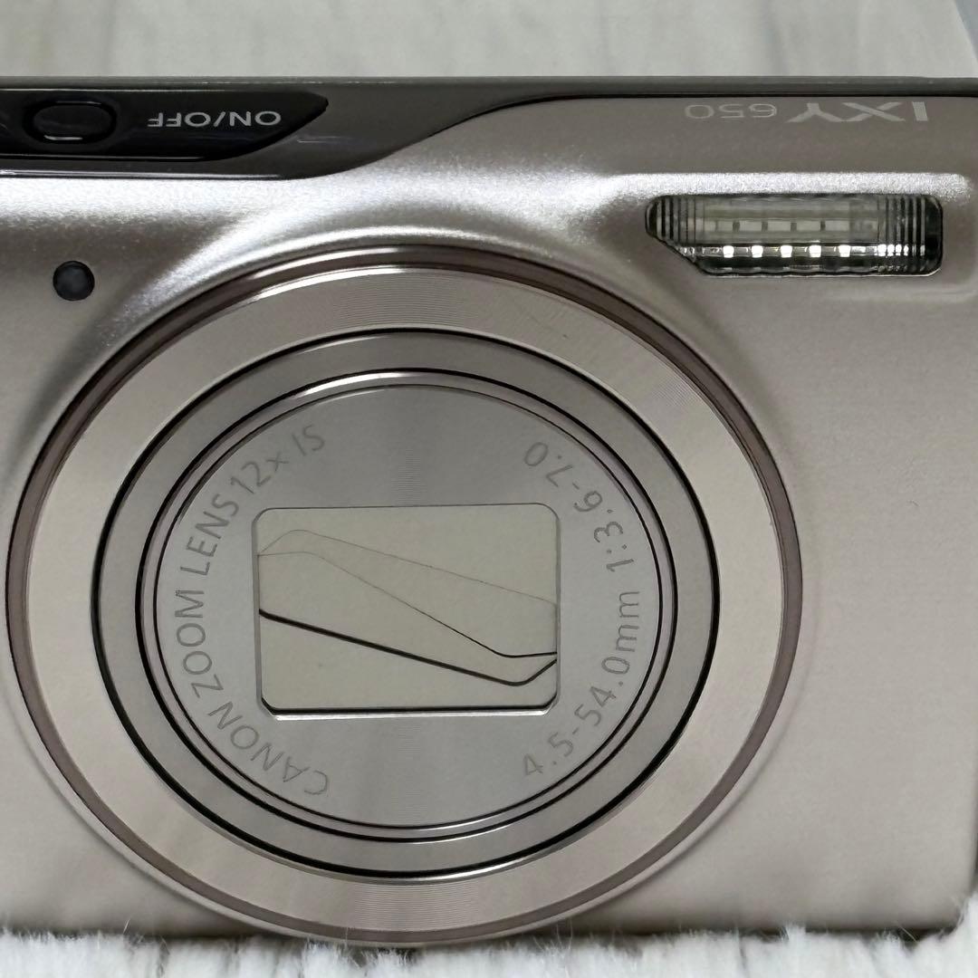 Canon カメラ IXY 650 PC2274 シルバー 箱 充電器 コンデジ