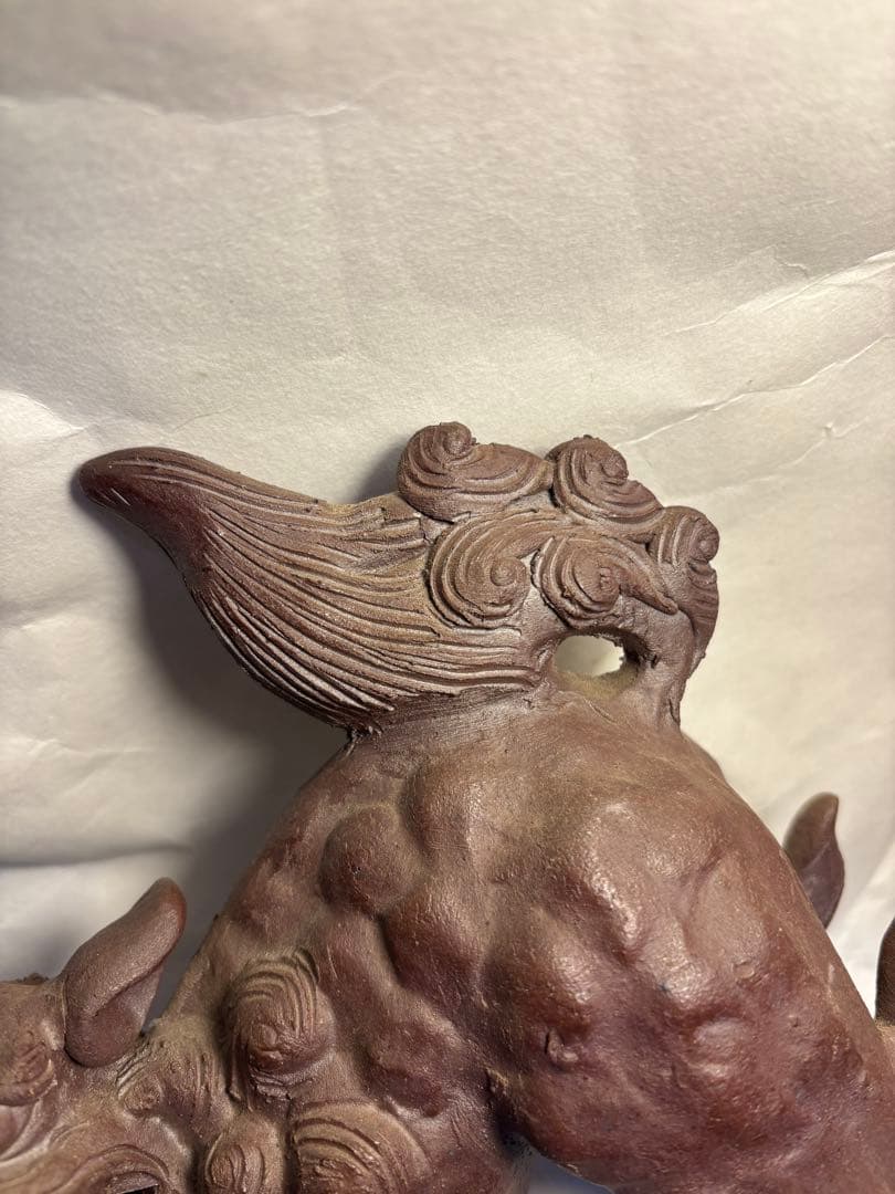 シーサー 陶器製 手造り 置物 狛犬 魔除け 厄除け 沖縄 獅子像 置物