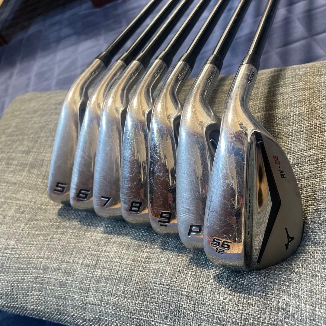 アイアン7本セット【ミズノ T-ZOID RV-02】 RV-02アイアンセット(7本セット) T-ZOID オリジナルスチール(アイアン