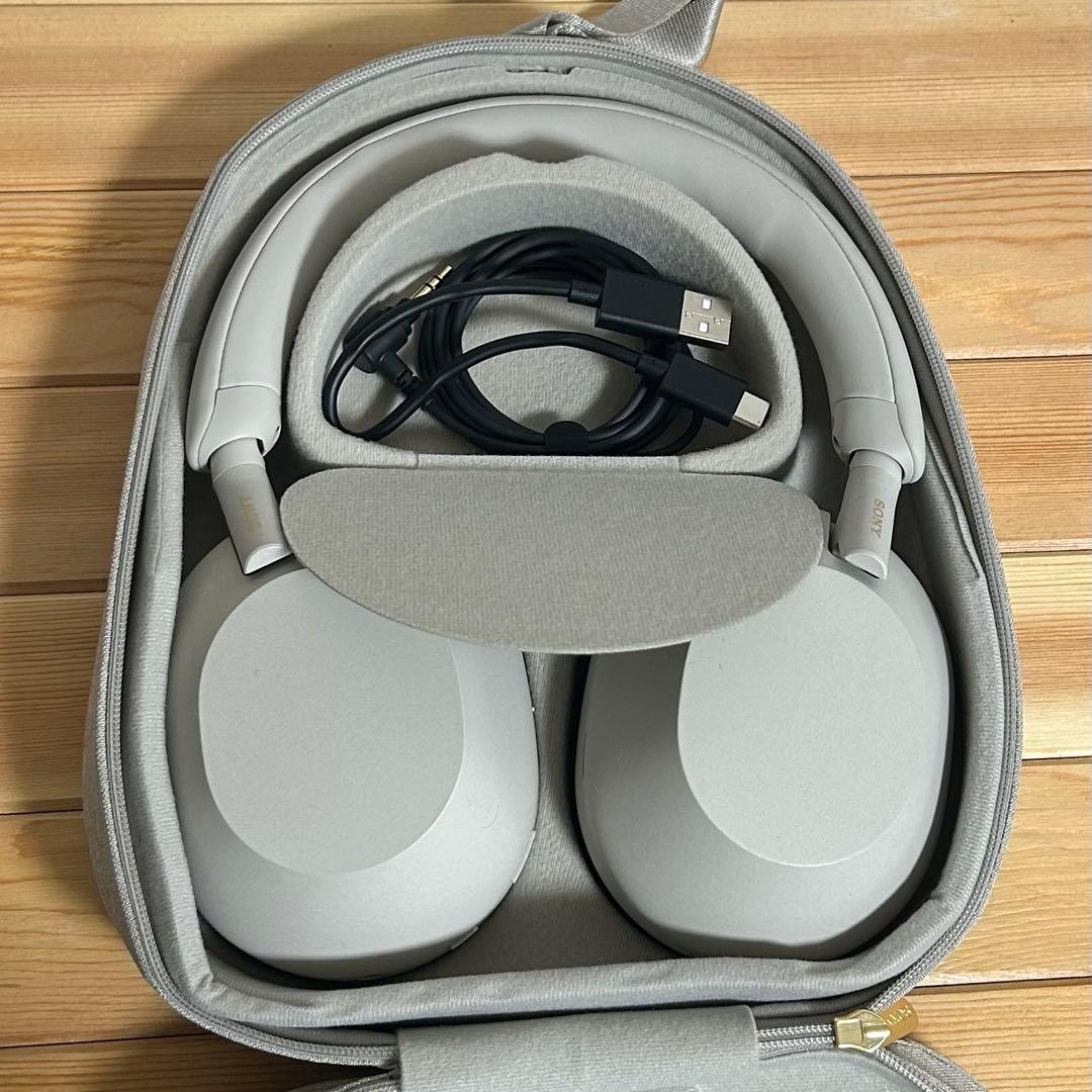 SONY WH-1000XM5-SM プラチナシルバー【箱付き】 SONY（ソニー） SONY WH-1000XM5 SM プラチナシルバー ワイヤレス